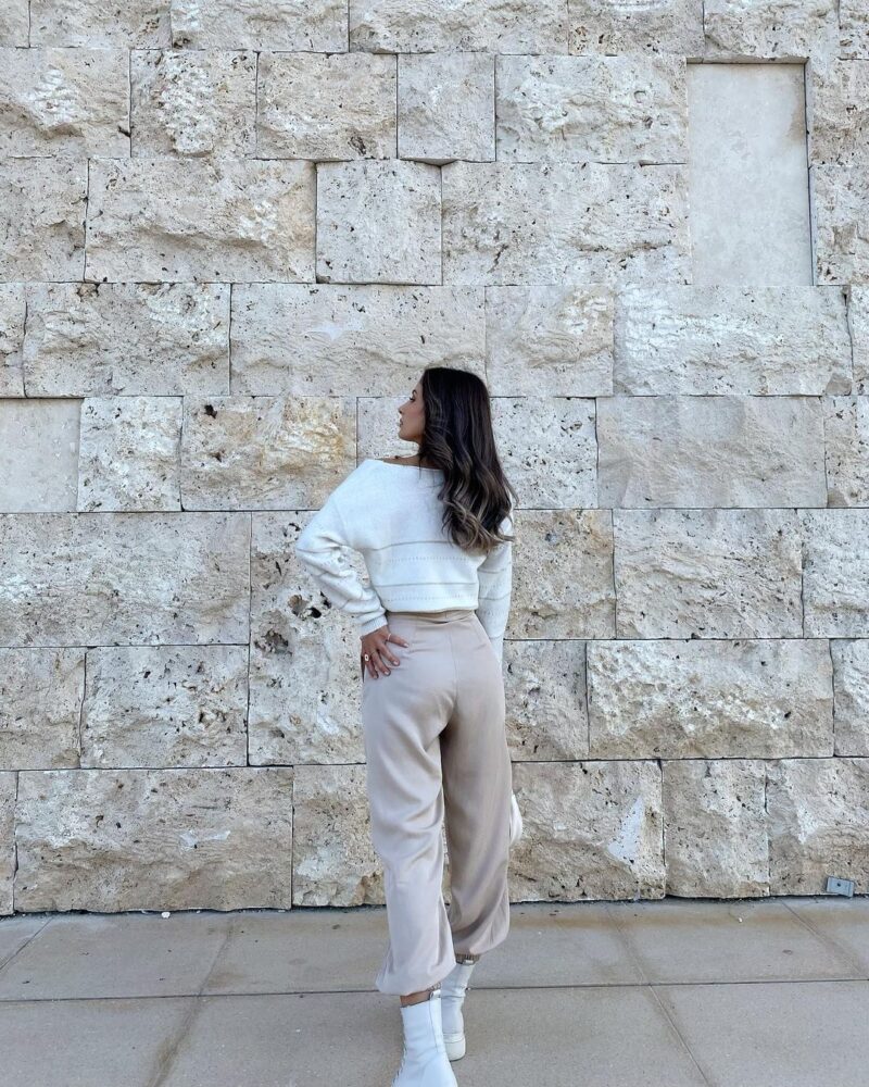 Bej Rengi Jogger Pantolon - Görsel 4