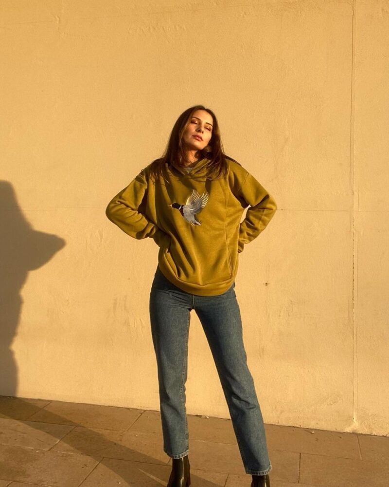 Beymen Yeşil Şardonlu Hoodie Sweatshirt - Görsel 2