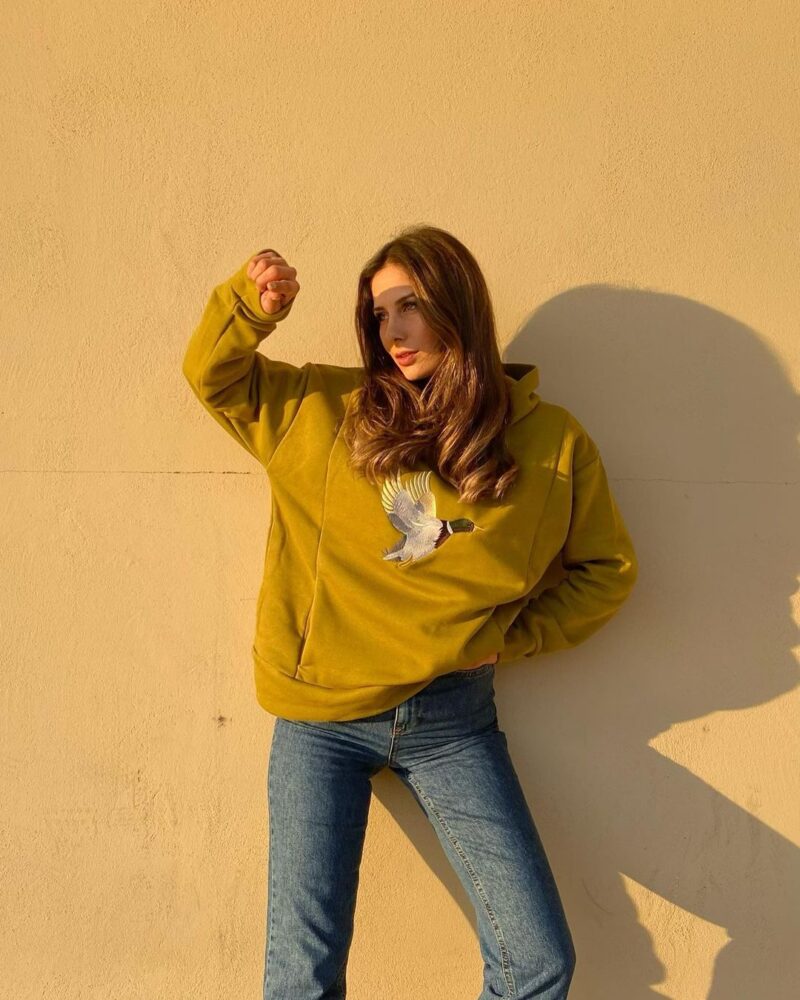Beymen Yeşil Şardonlu Hoodie Sweatshirt - Görsel 4