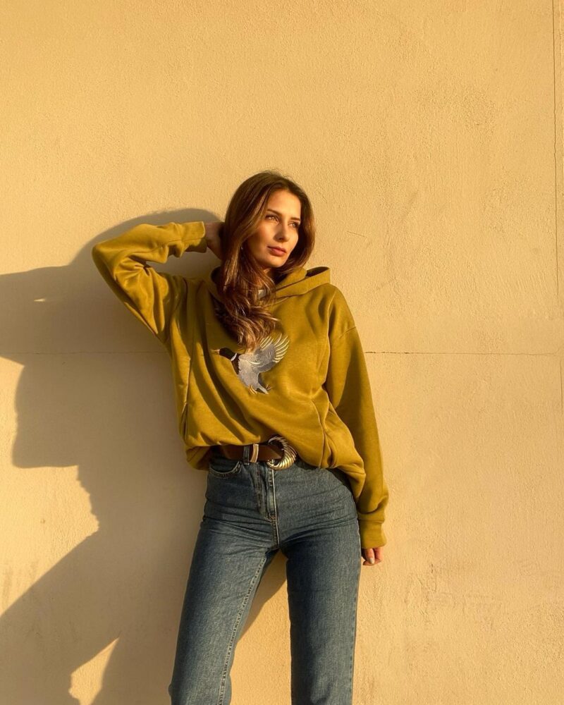 Beymen Yeşil Şardonlu Hoodie Sweatshirt - Görsel 8