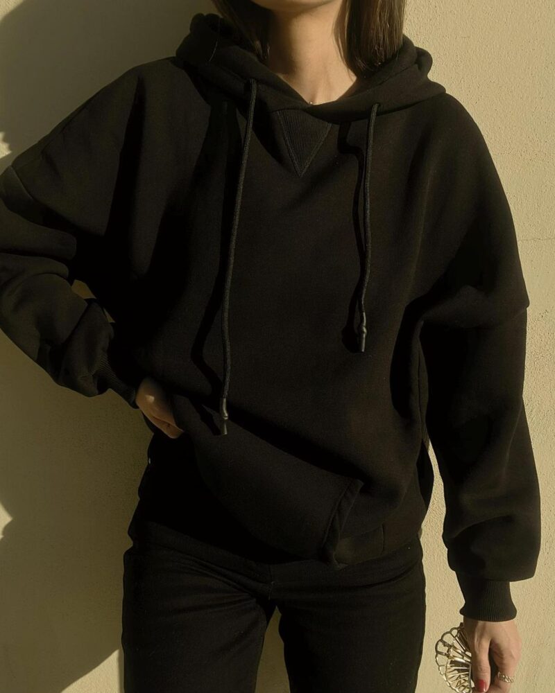 Siyah Unisex Sweatshirt