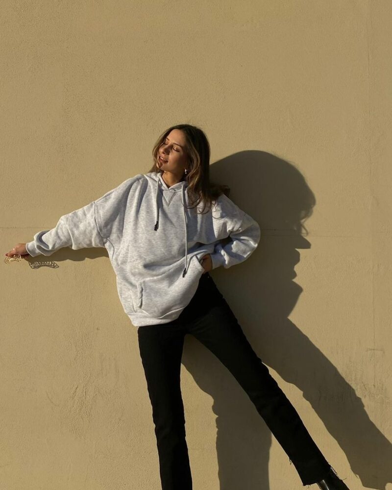 3 İplik Polarlı Sweatshirt - Görsel 4